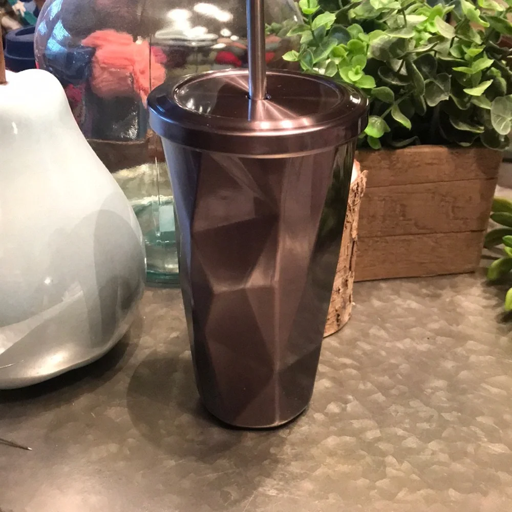 Starbucks Grande Chiseled Stainless Steel Tumbler